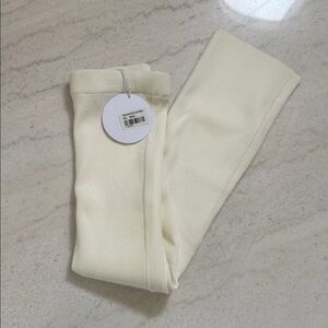 Princess Polly White Ribbed Skirt